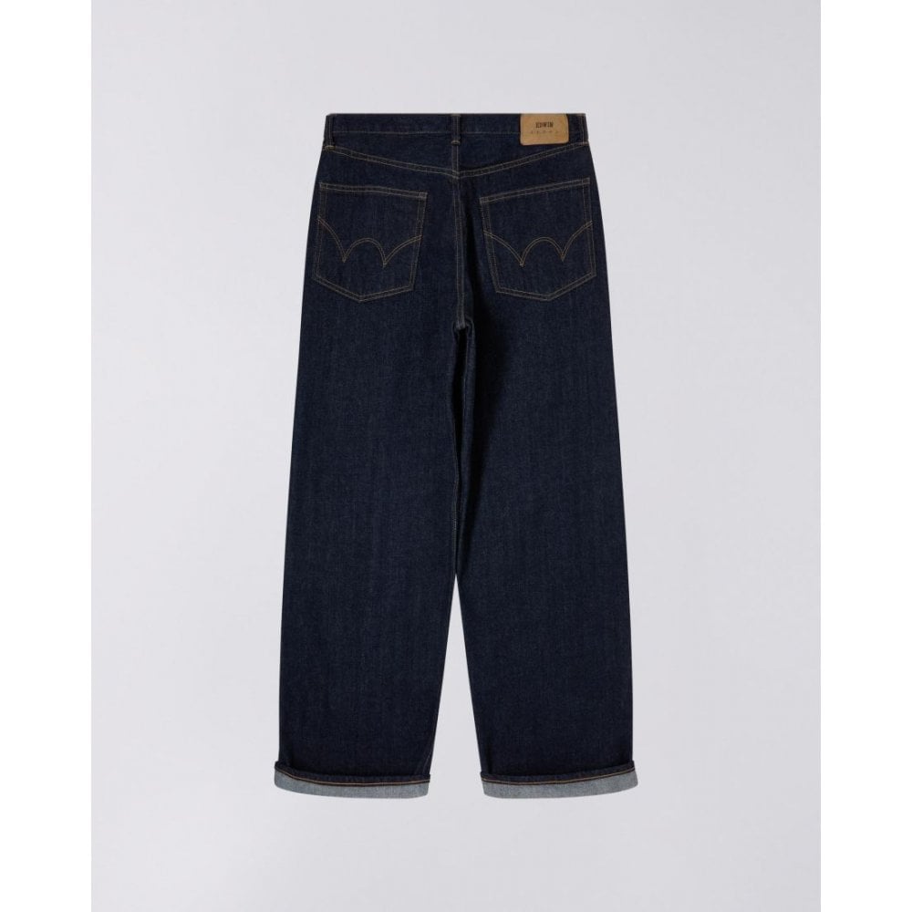 Wide Pant, 14oz Recycled Kurabo Red Selvage - Blue (Rinsed)