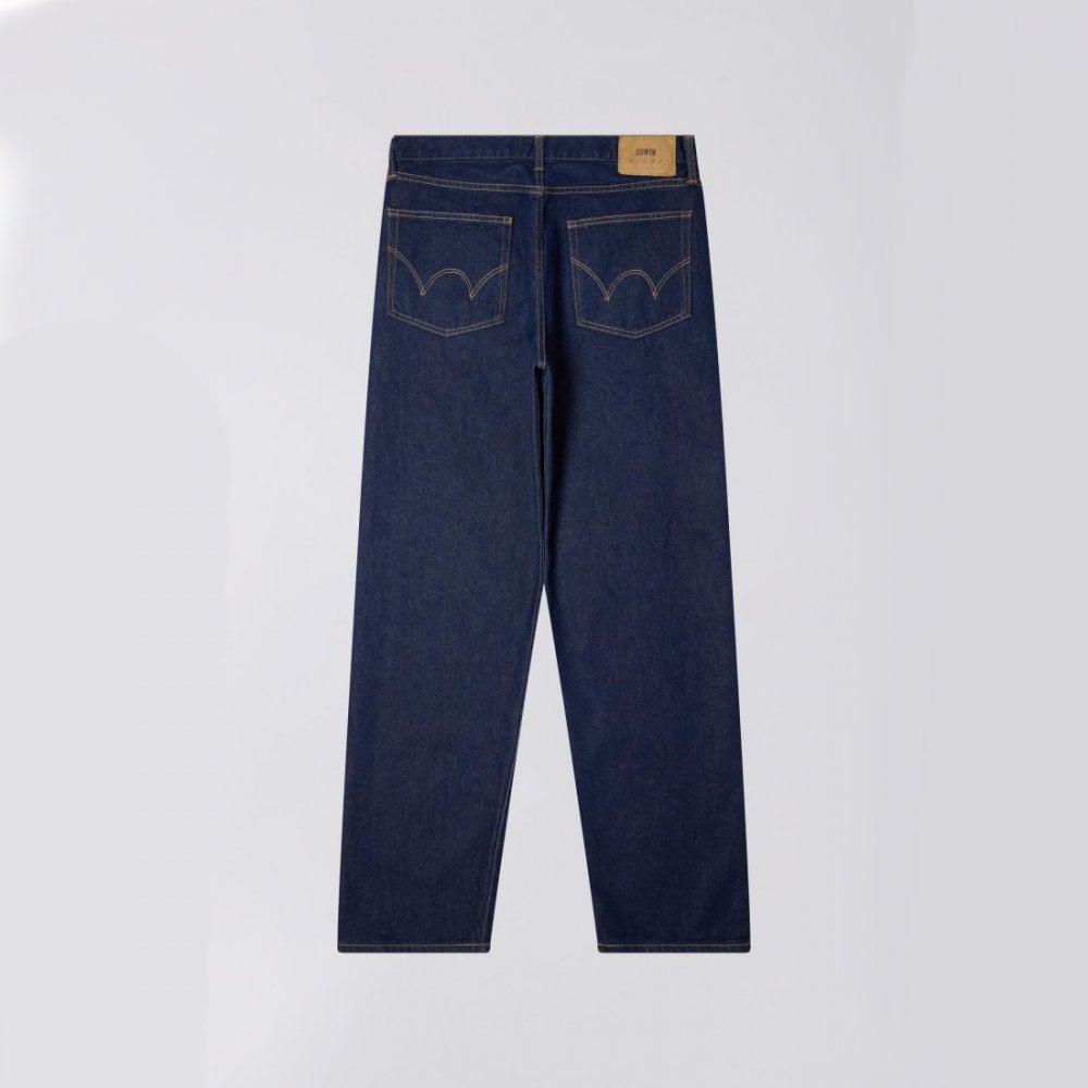 Loose Jeans, 12.5oz Kaihara Openend Denim - Blue Rinsed