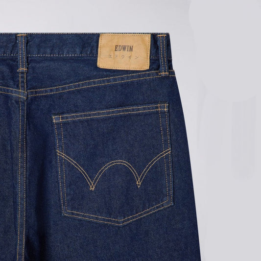 Loose Jeans, 12.5oz Kaihara Openend Denim - Blue Rinsed