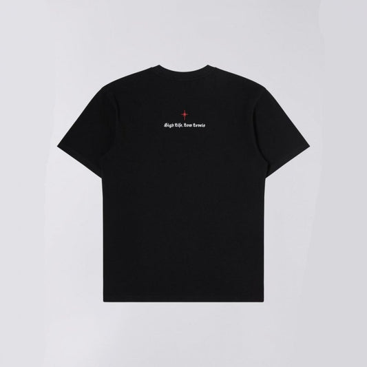 High Life, Low Levels S/S Tee - Black (Garment Washed)