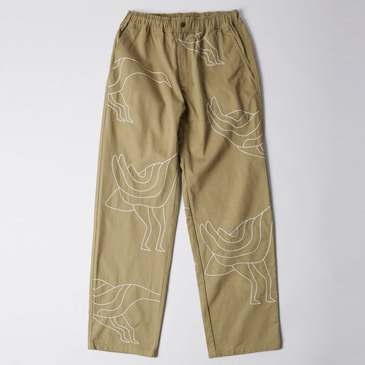 Stitched Up Duck Pants - Tan