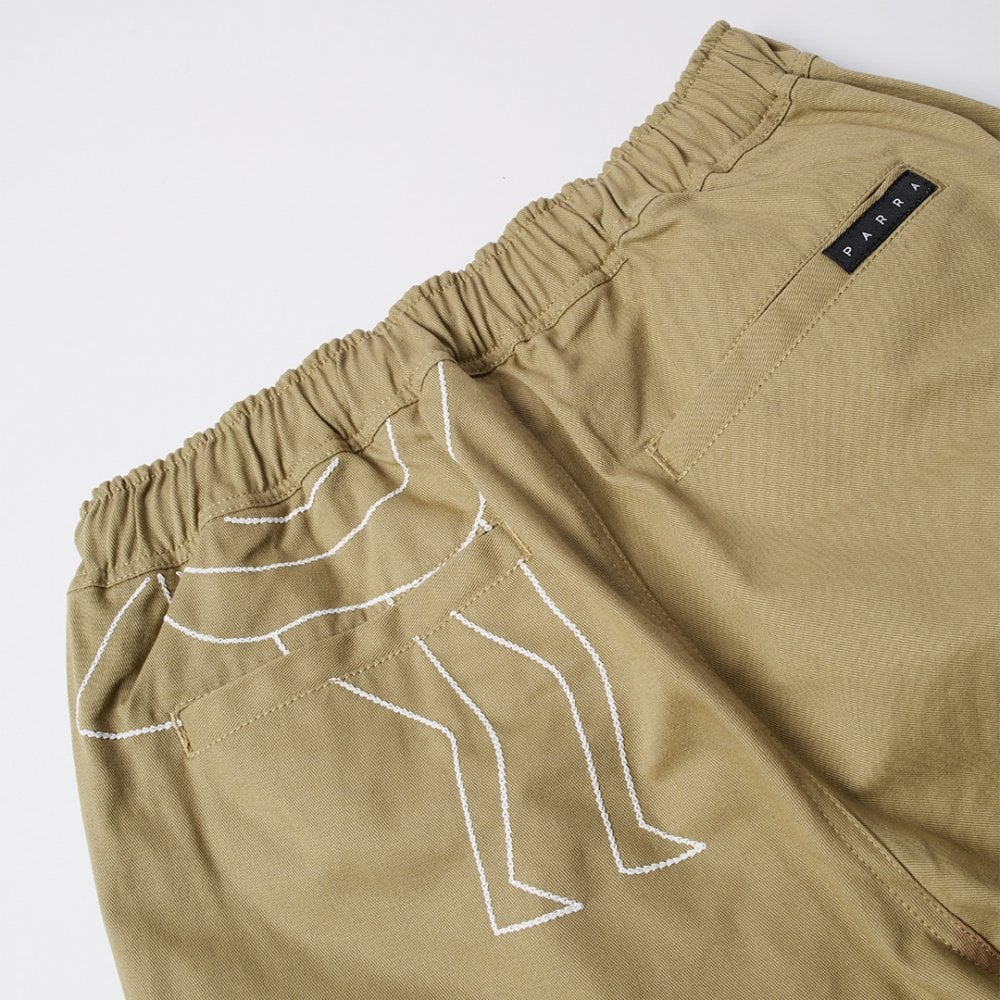 Stitched Up Duck Pants - Tan