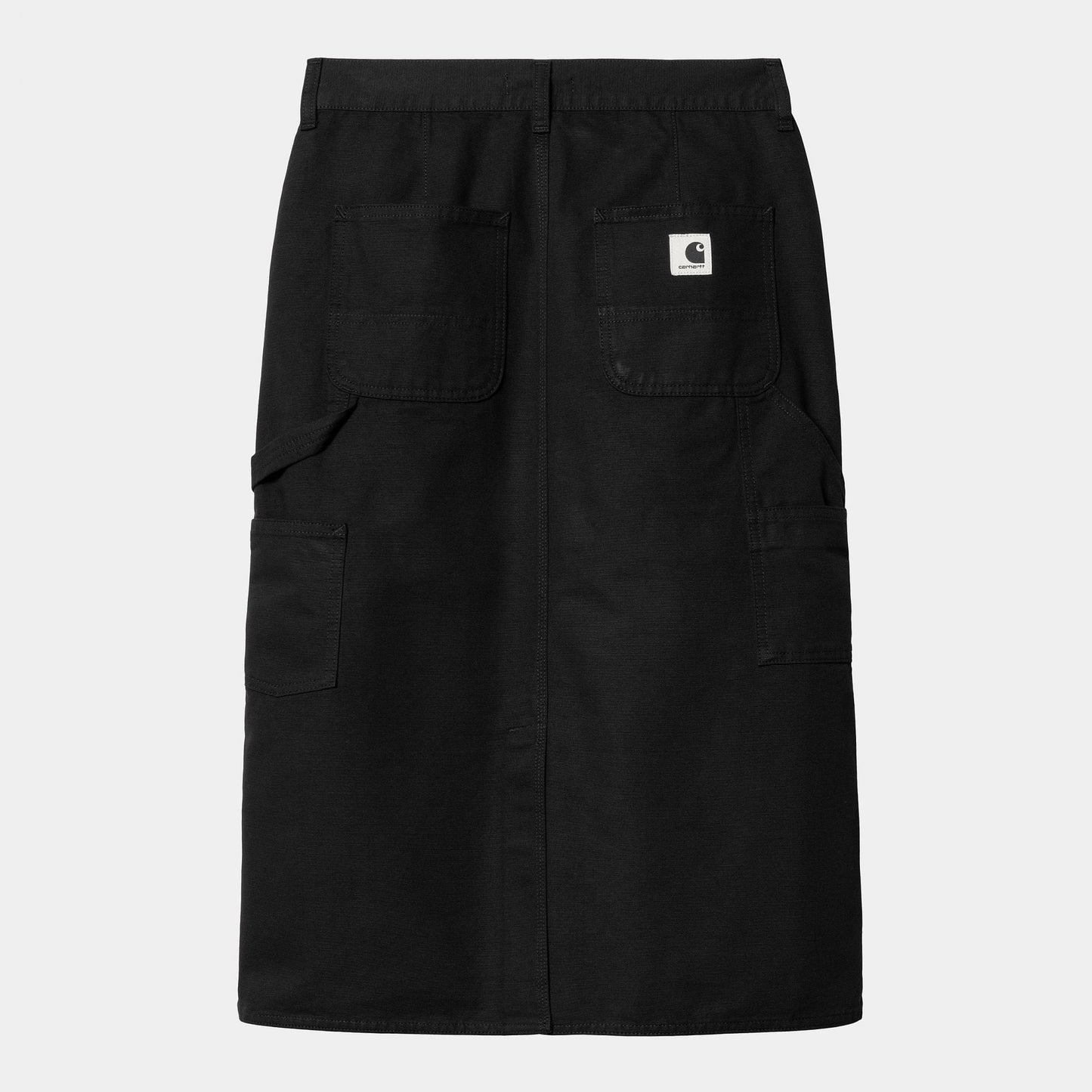W' Double Knee Skirt - Black (Rinsed)
