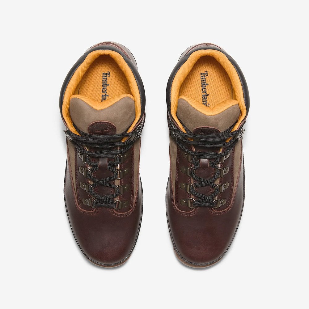 Euro Hiker Mid Lace Boot - Burgundy Full Grain