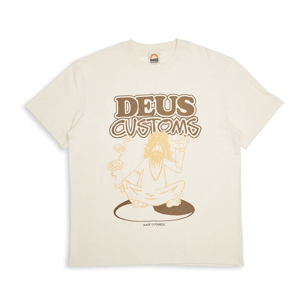 Emphatic Wave Tee - Dirty White