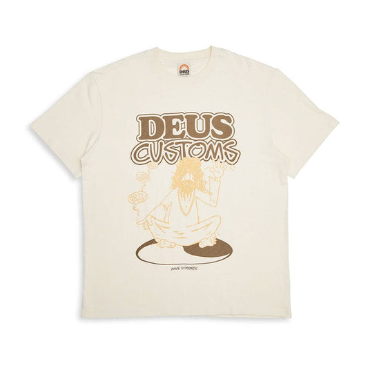 Emphatic Wave Tee - Dirty White