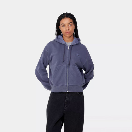 W' Hooded Nelson Jacket - Aura (Garment Dyed)