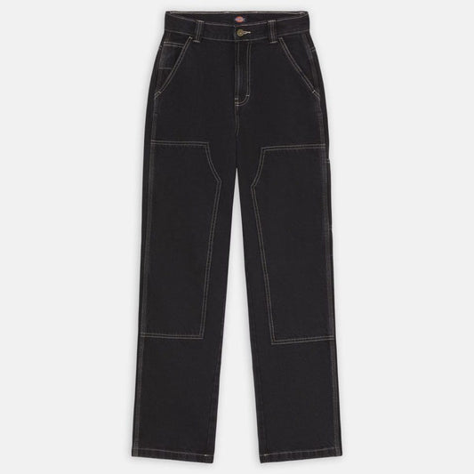 W' Madison Double Knee Denim Pant- Black Wash
