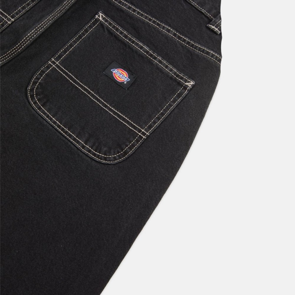 W' Madison Double Knee Denim Pant- Black Wash