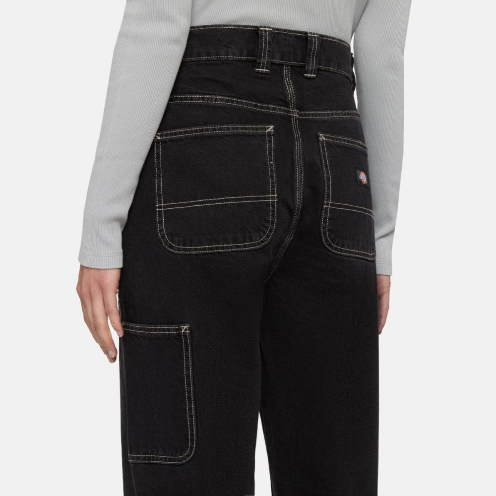 W' Madison Double Knee Denim Pant- Black Wash