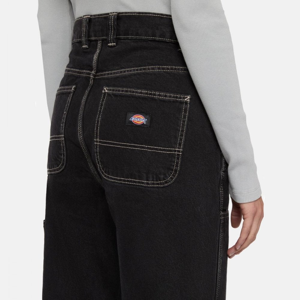 W' Madison Double Knee Denim Pant- Black Wash