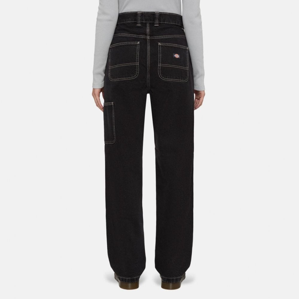W' Madison Double Knee Denim Pant- Black Wash