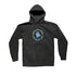 Skating Owl Hooded Sweat - Black