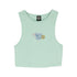 Women's Balloon Heart Front Tank Top - Fresh Mint