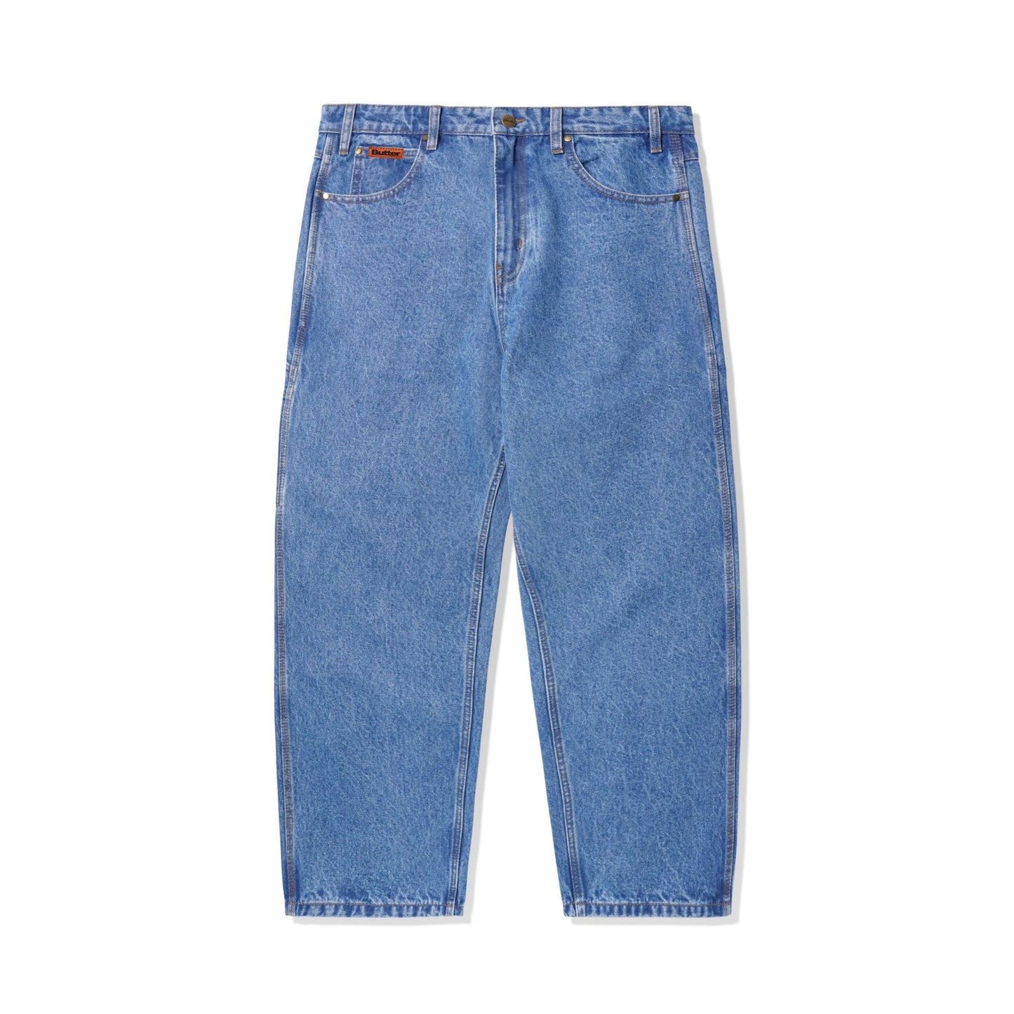 Baggy Denim Jeans - Washed Indigo