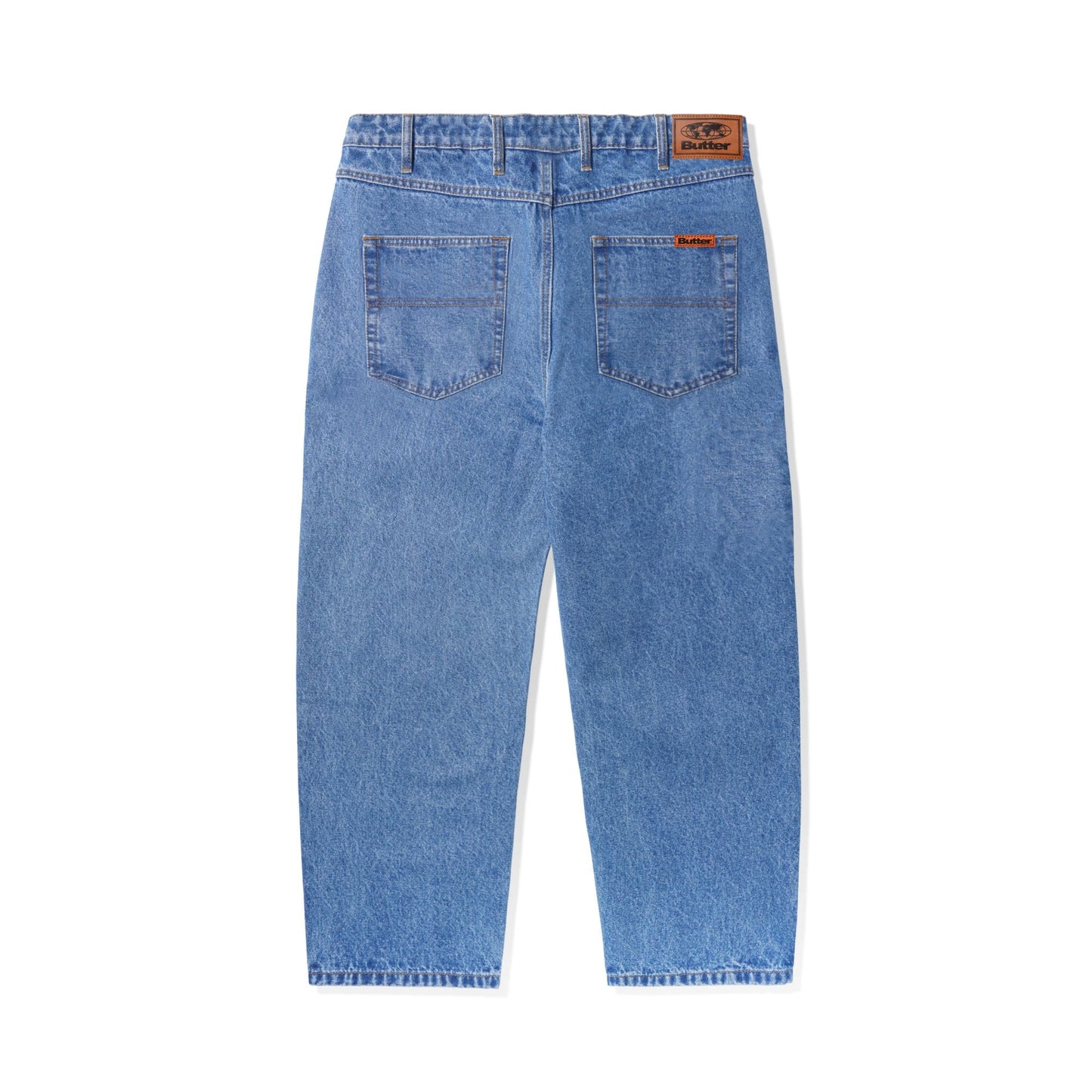 Baggy Denim Jeans - Washed Indigo