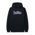 Swirl Pullover Hood - Black