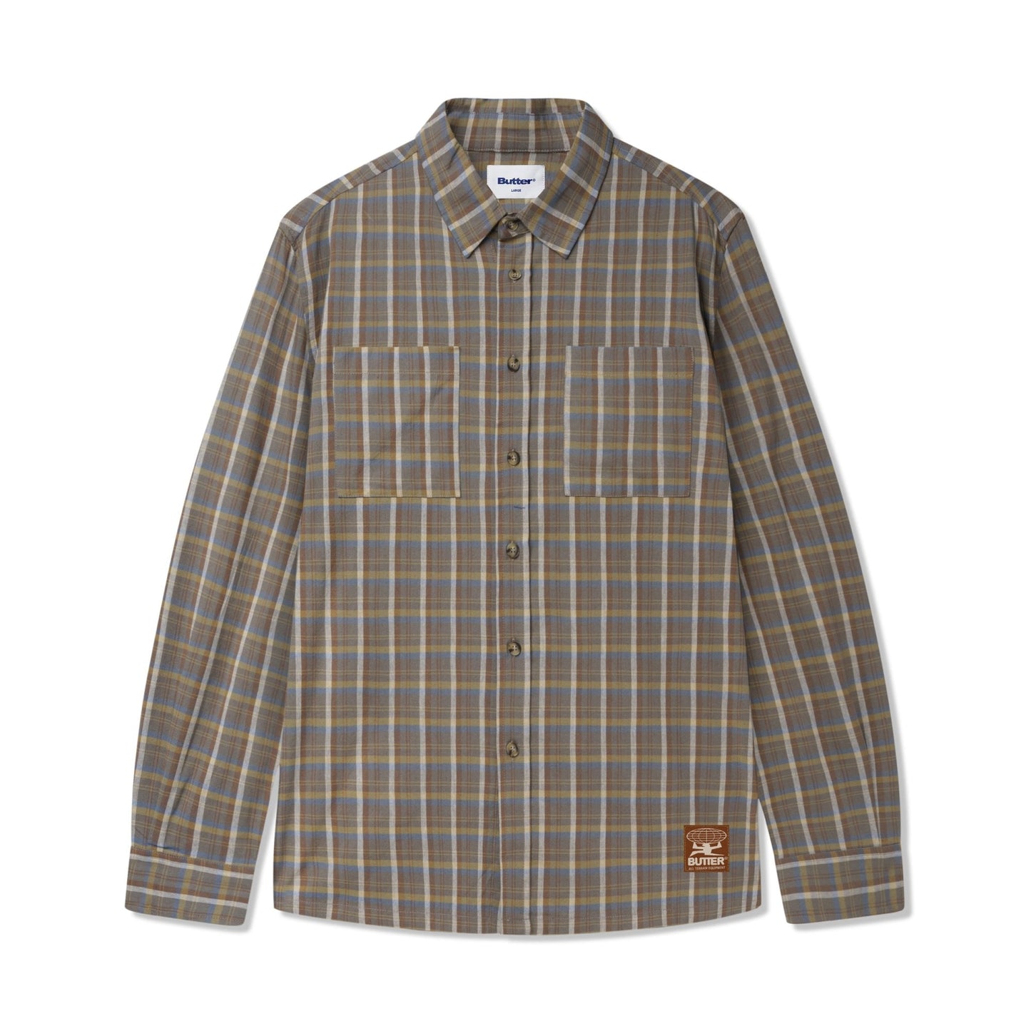 Terrain Plaid Shirt - Canteen