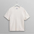 Dean - Ecru Textured Organic Cotton T-Shirt