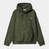 Hooded American Script Sweat - Tarragon