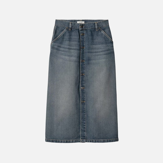 W' Marvin Skirt - Blue (Worn Used Wash)