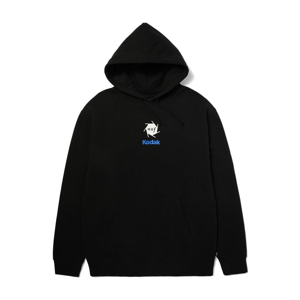 HUF X Kodak Invention Pullover Hoodie - Black