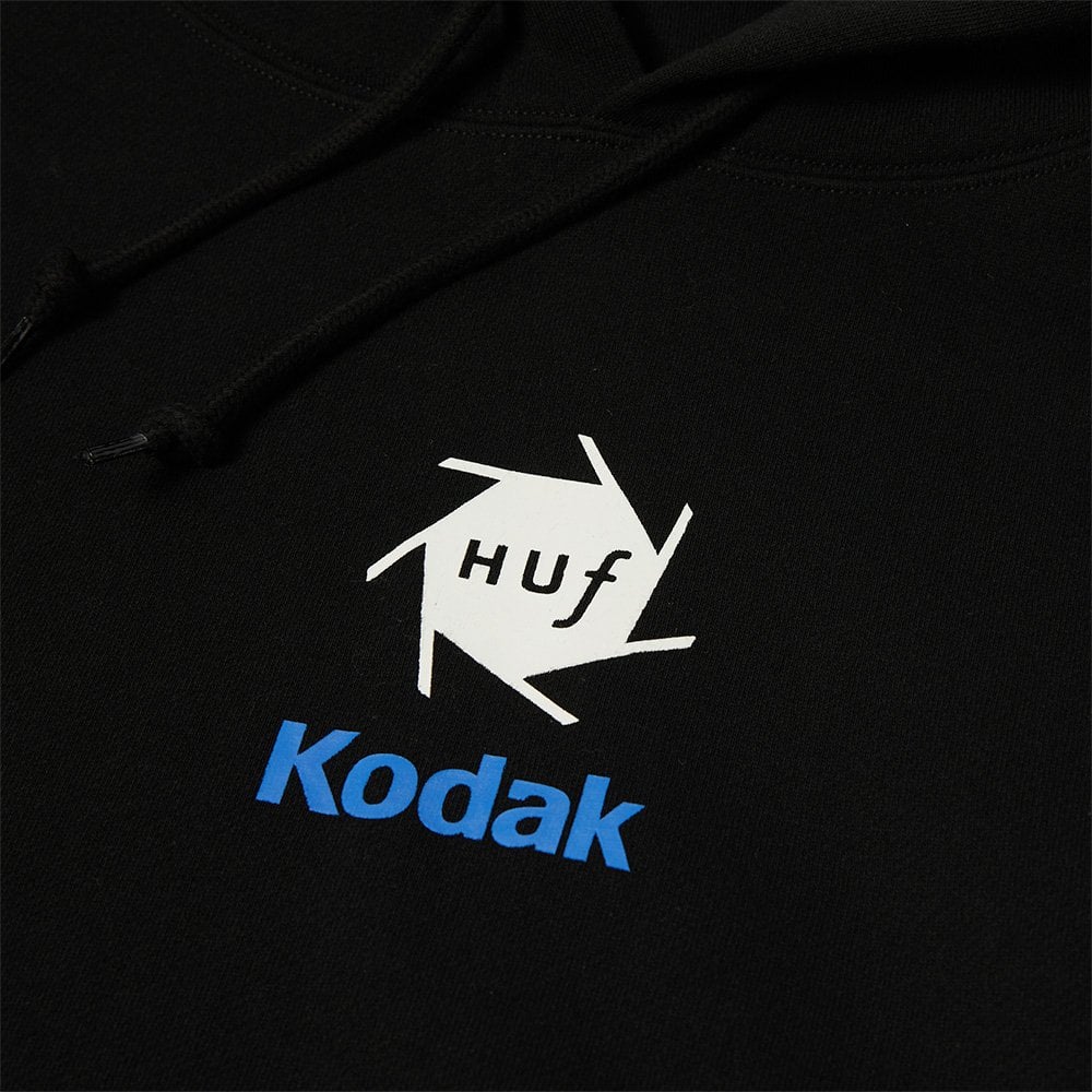 HUF X Kodak Invention Pullover Hoodie - Black