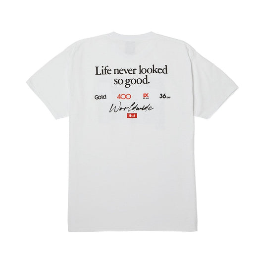 HUF X Kodak Rear View S/S Tee - White