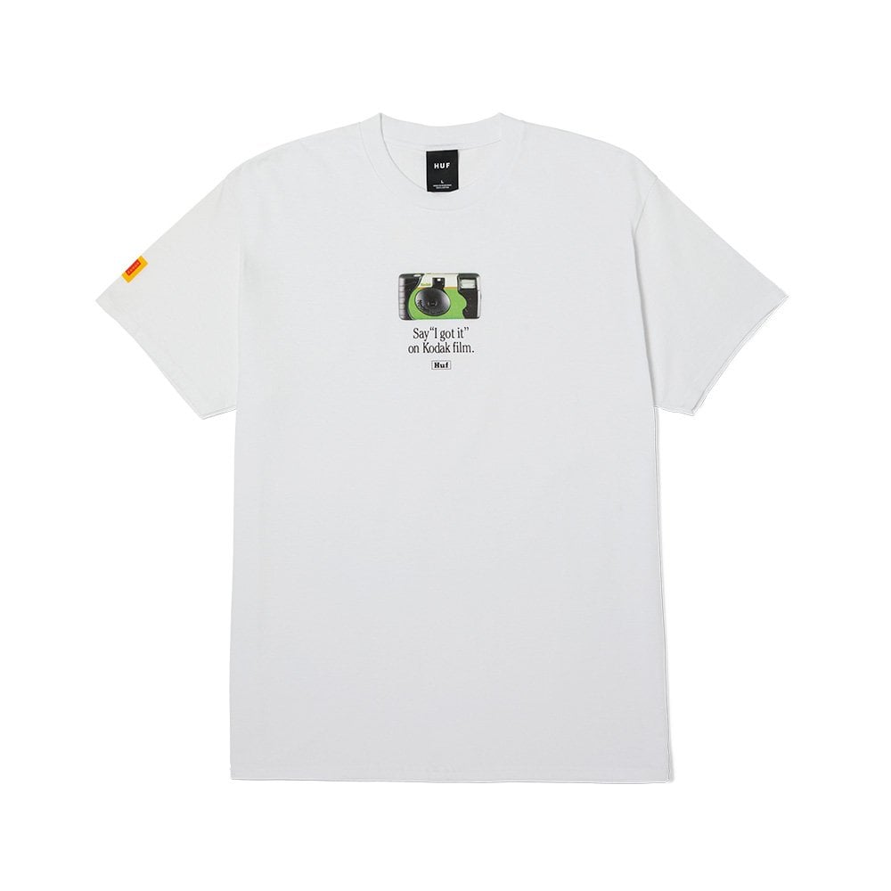HUF X Kodak Power Flash S/S Tee - White