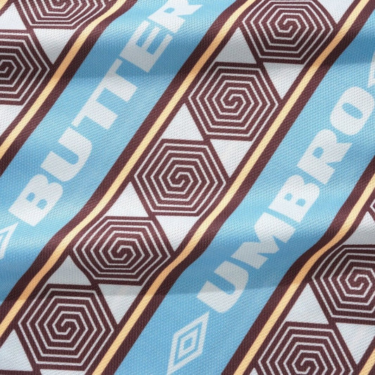 Butter Goods X Umbro Vert Jersey - Sky / Brown