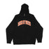 Collegiate Two-pocket Snap Hoodie - Black