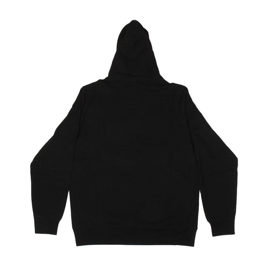 Collegiate Two-pocket Snap Hoodie - Black