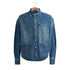 Take A Trip Topstitch Shirt - Blue Wash