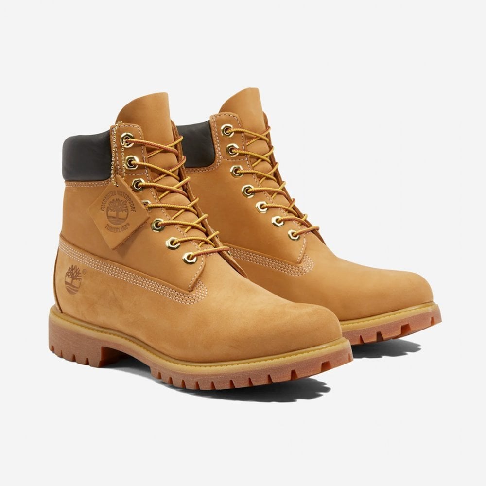 W’ Premium 6" Lace Up Waterproof Boot - Wheat