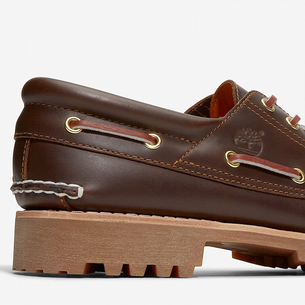 Authentic Handsewn Boat Shoe - Brown
