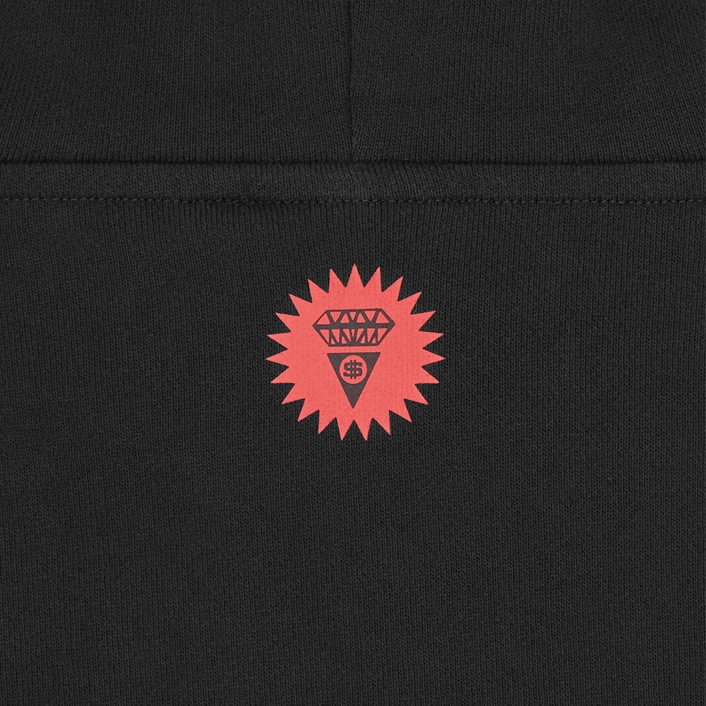 Small Running Dog Popover Hood - Black