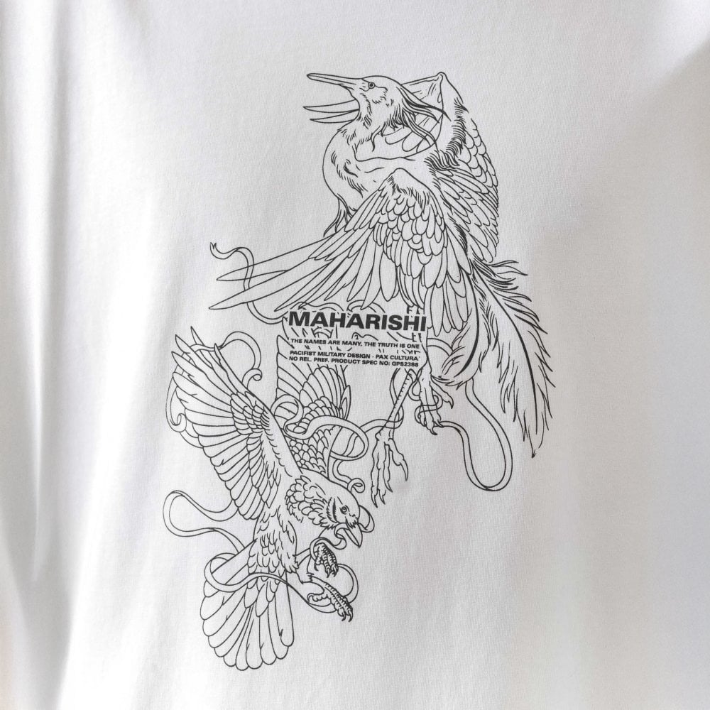 1491 Crow & Heron Miltype T-Shirt - White
