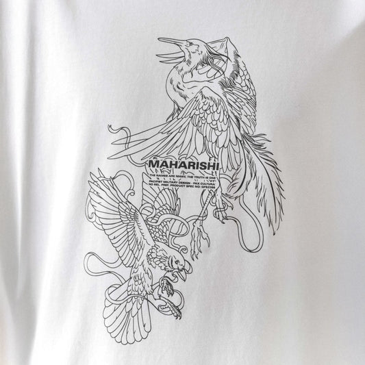 1491 Crow & Heron Miltype T-Shirt - White