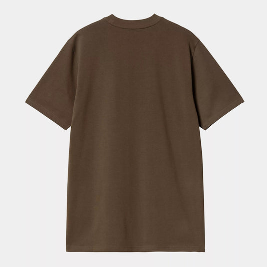 S/s Script T-shirt - Liberica / Air Sky