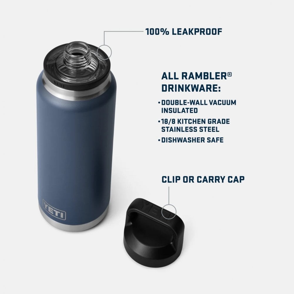 Rambler® 36 Oz (1065 Ml) Bottle - Chug Cap - Black