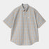 S/s Niven Shirt, Niven Check Wall / Wax