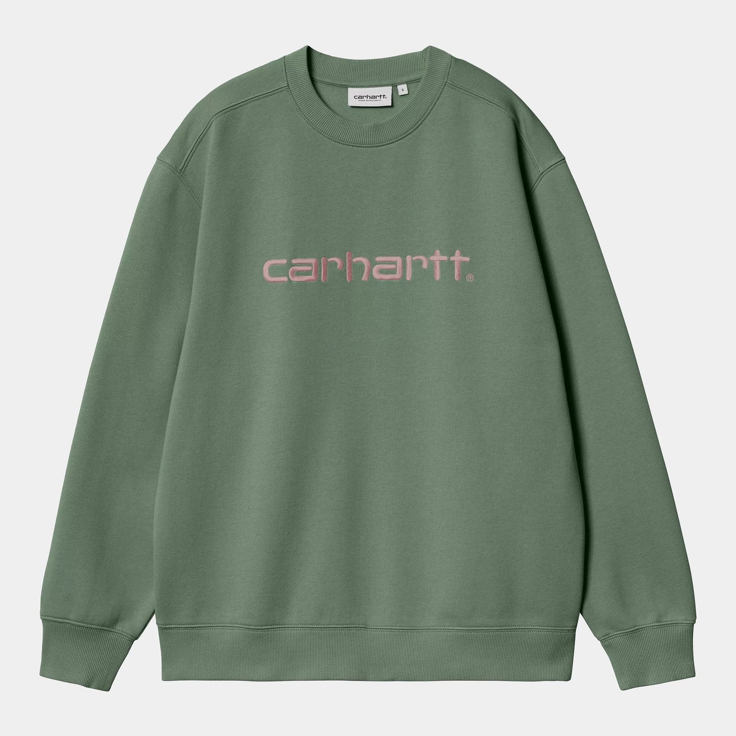 W' Carhartt Sweat - Park / Hortensia