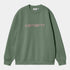 W' Carhartt Sweat - Park / Hortensia