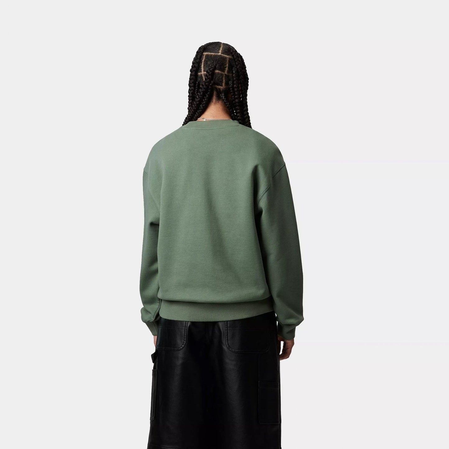 W' Carhartt Sweat - Park / Hortensia