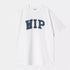 S/S WIP T-shirt - White / Dusky Blue