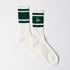 Signature Striped Crew Socks - Off White