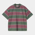 S/s Quinby T-shirt - Quinby Stripe, Silver Pine