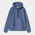 Hooded American Script Sweat - Blue Iris
