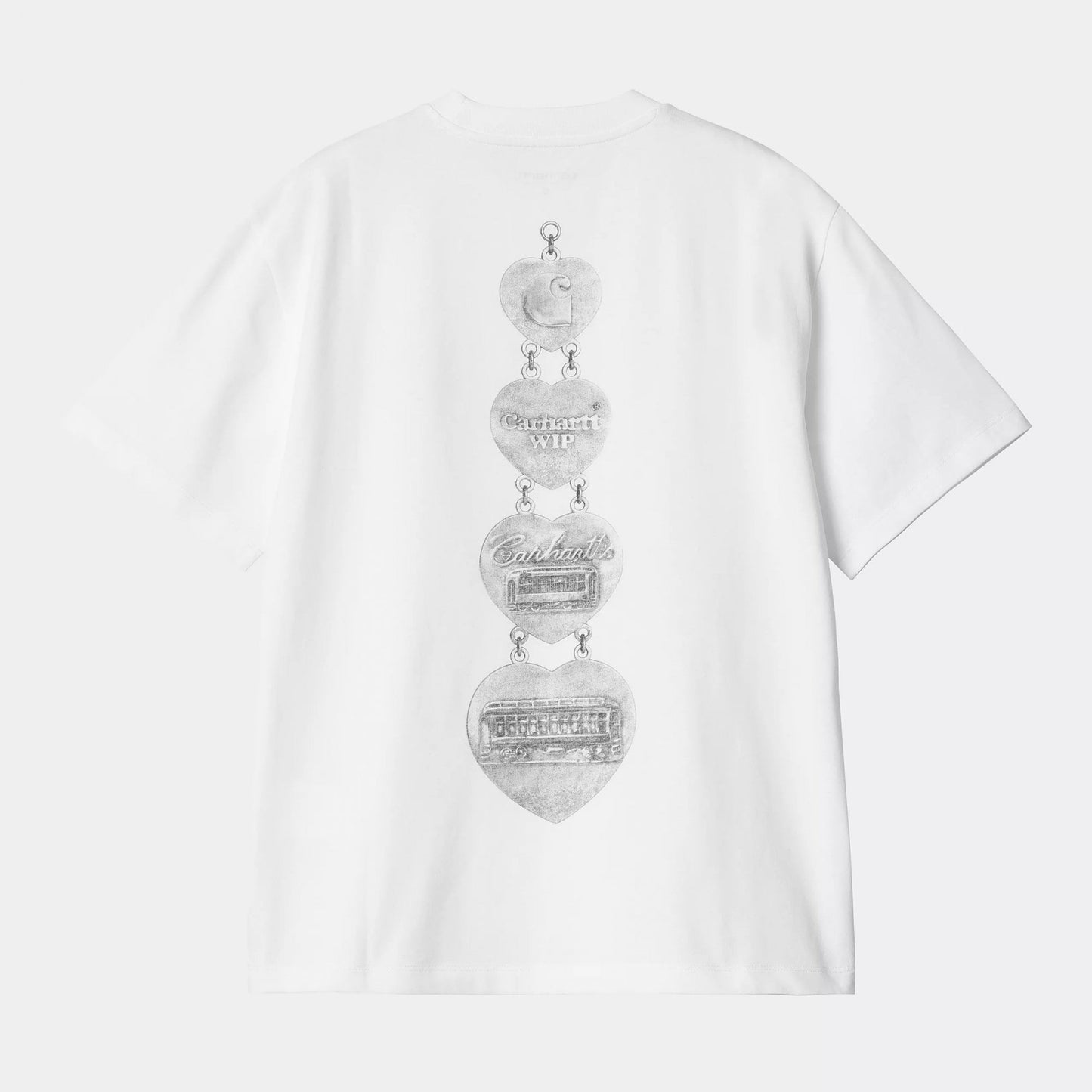 W' S/S Hartt Chain T-shirt - White
