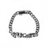 Fuck It Warped ID Bracelet, Silver